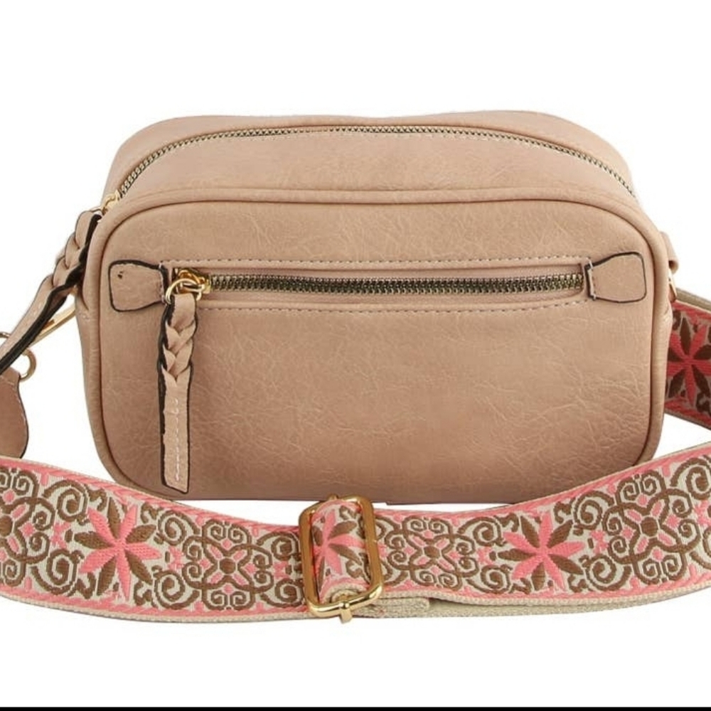 Boho Guitar Strap Crossbody Bag
